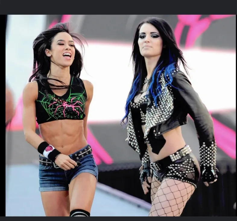 Wwe Aj lee Vs paige