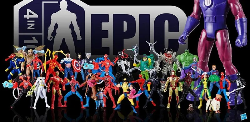 Marvel Epic Hero Series Epic World of Action 4 Inch Figure 1:18 Scale