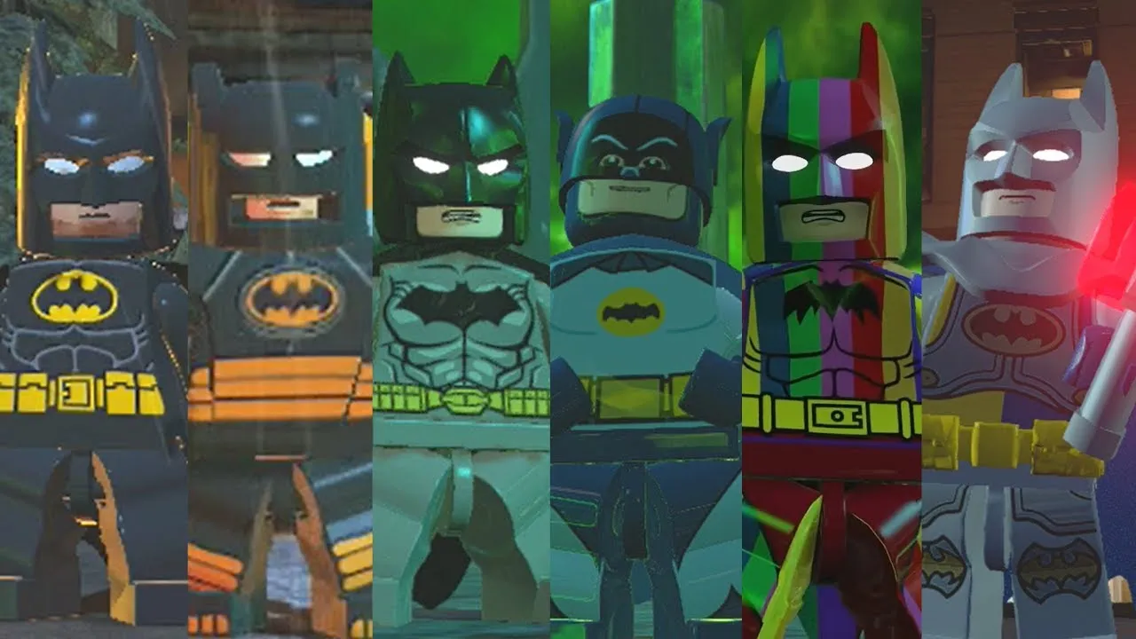 All Best Skins Suits Game Lego Batman 1 & 2