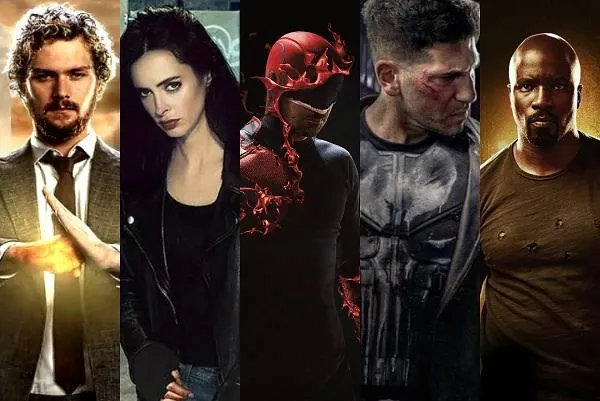 All Best Series Super Heroes Marvel Netflix 
