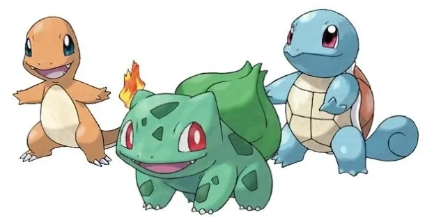 Every Pokémon Gen’s starters (gen 1-10)