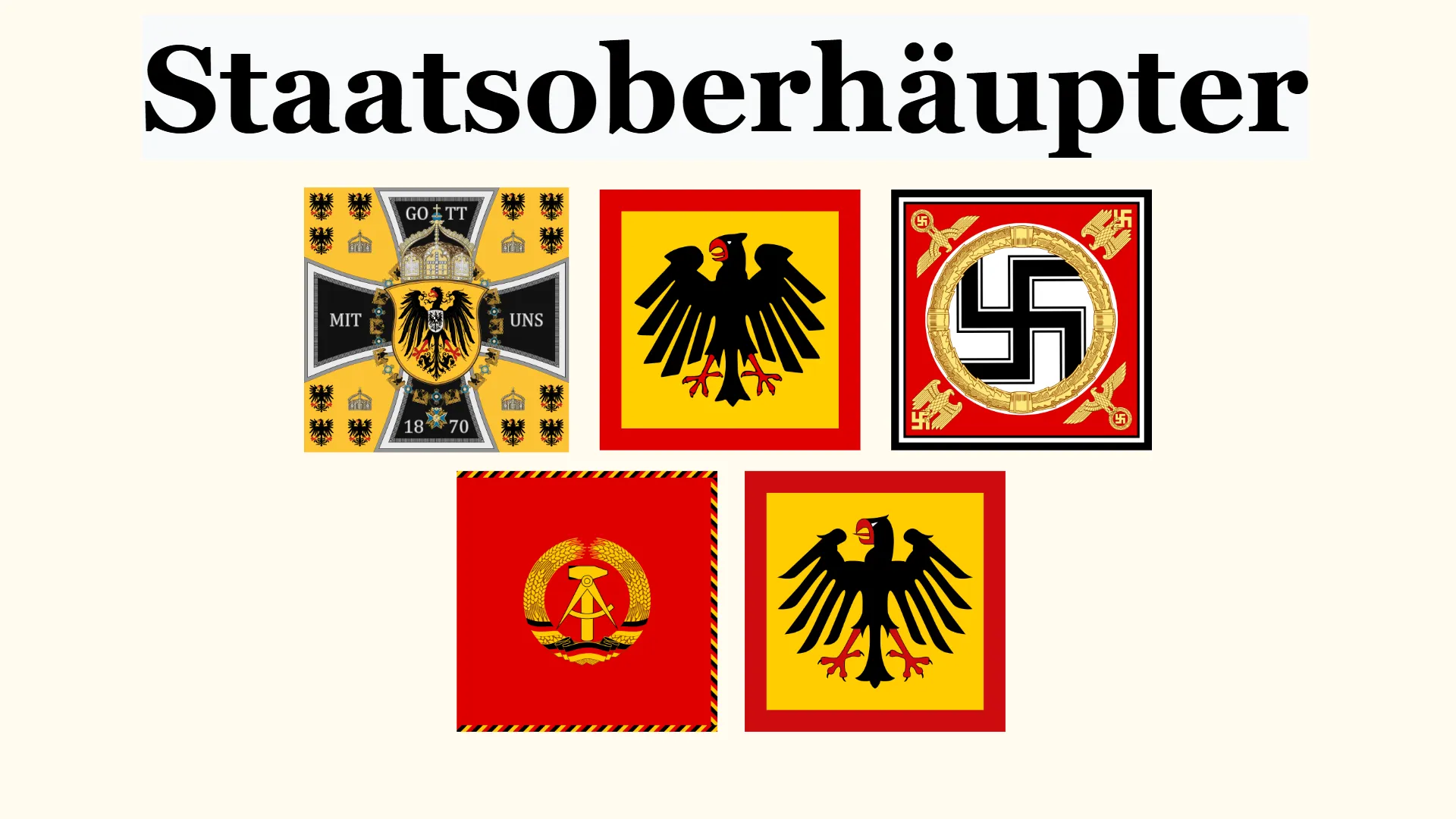 STAATSOBERHÄUPTER DEUTSCHLANDS