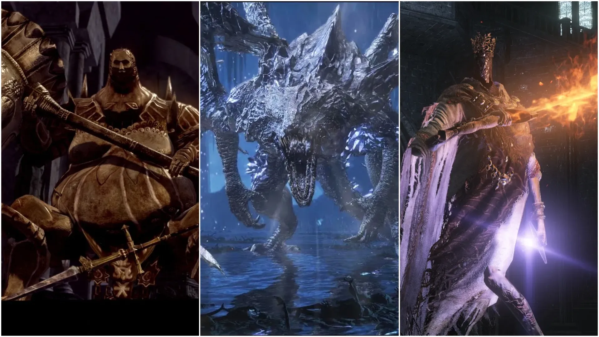 Dark Souls 1 and 3 Best Bosses by BBQ