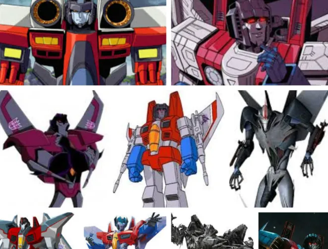 Transformers Starscream Versions
