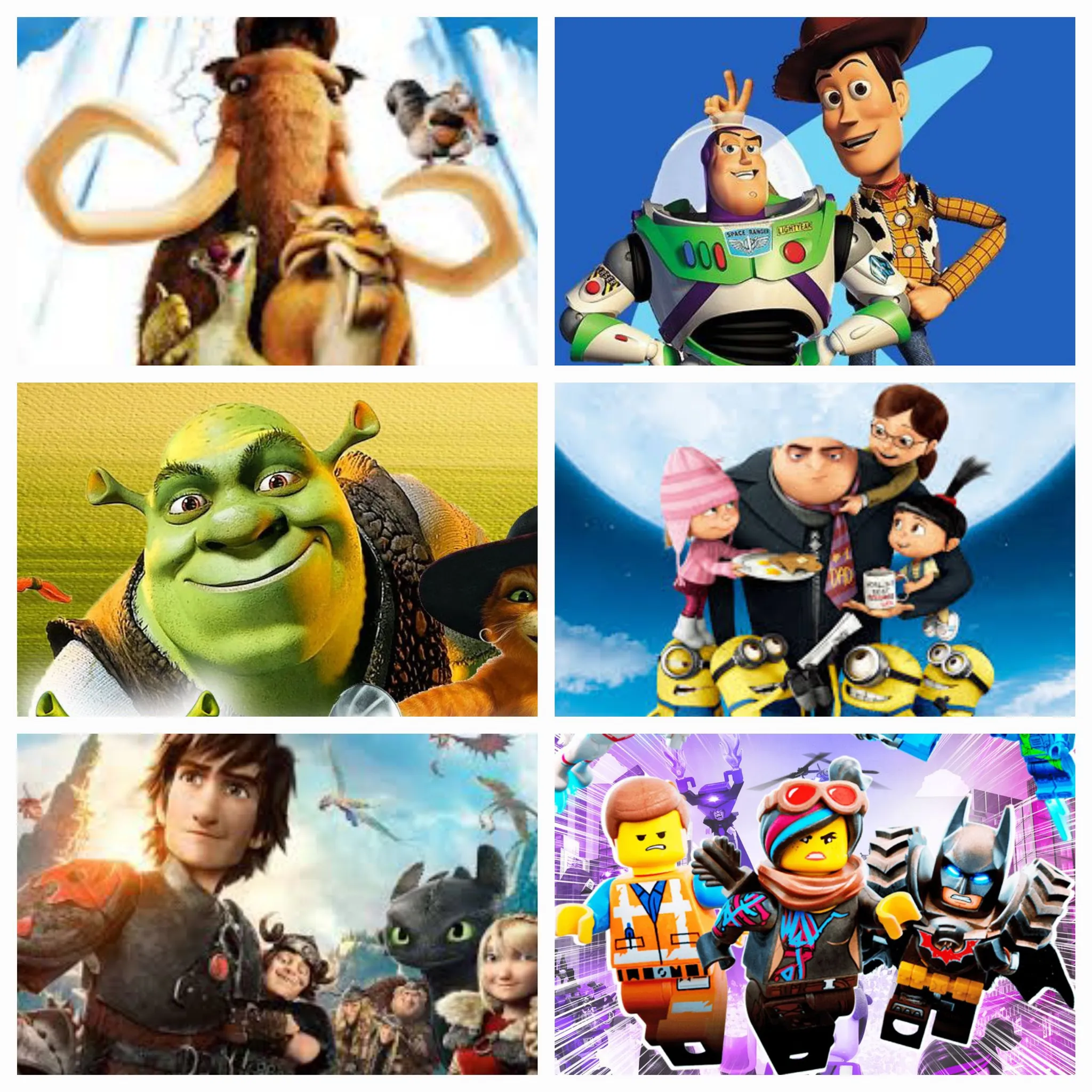 Animated Movie Franchises