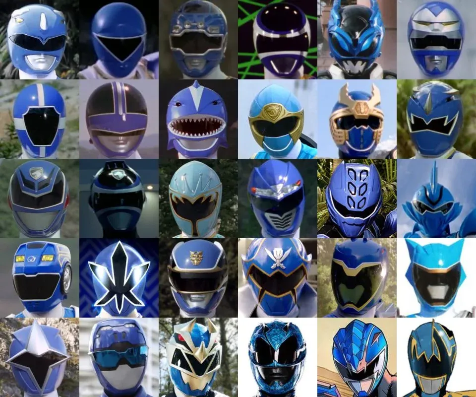 Power Rangers Blue Rangers