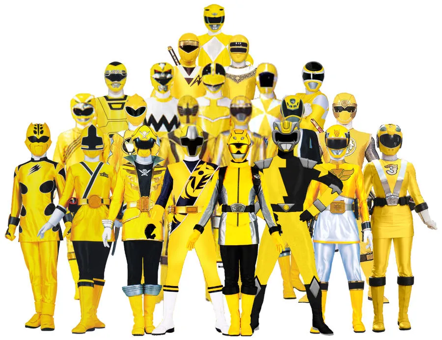 Power Rangers Yellow Rangers