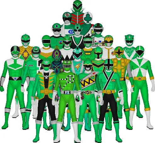 Power Rangers Green Rangers