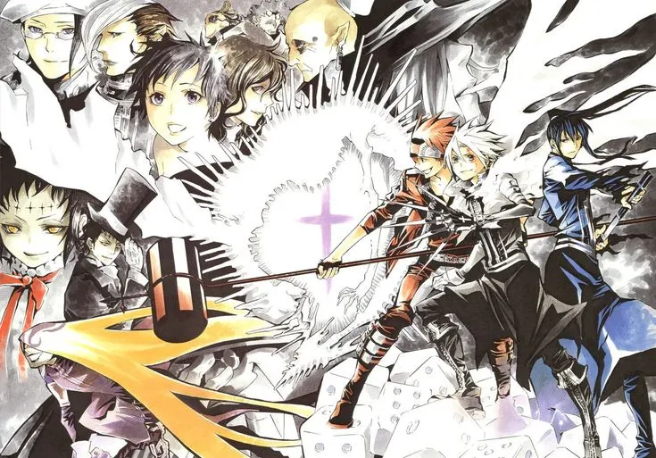 D.GRAY-MAN COVERS MANGA