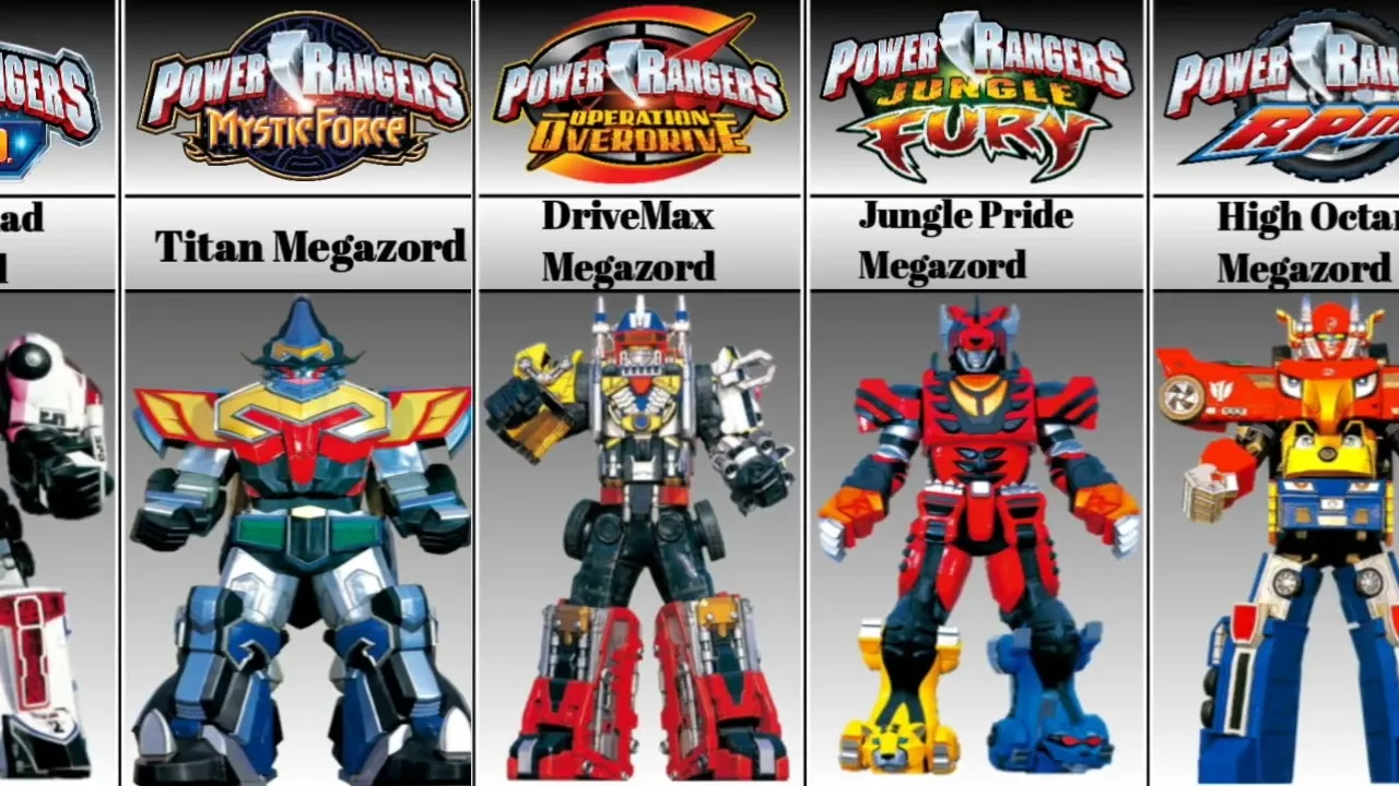 Power Rangers Disney Era Megazords