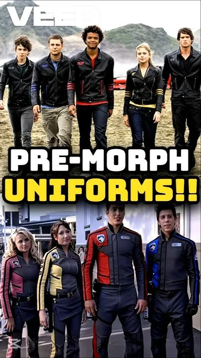 Power Rangers Pre Morph Outfits