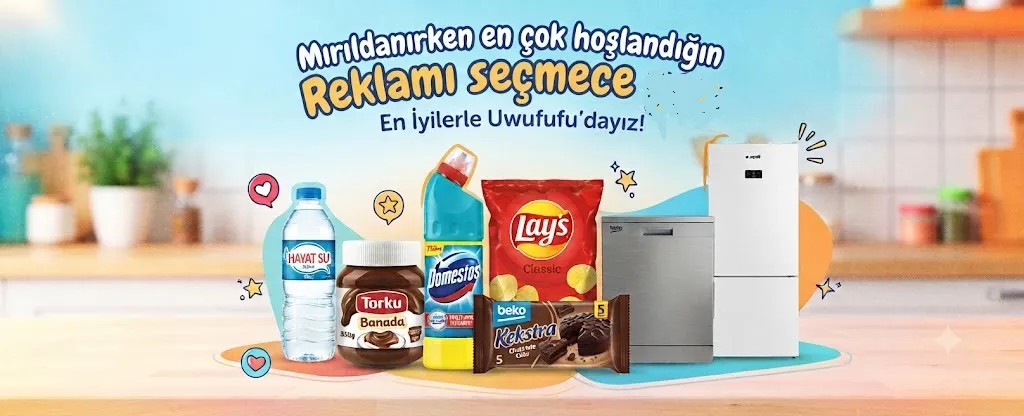 En iyi bulduğun mırıldanırken en hoşlandığın en akılda kalan en sevdiğin reklam