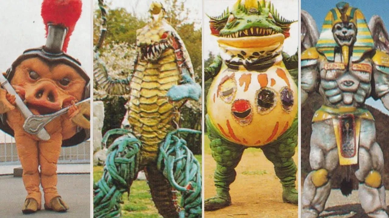 Mighty Morphin Power Rangers Season 1 Side Monsters