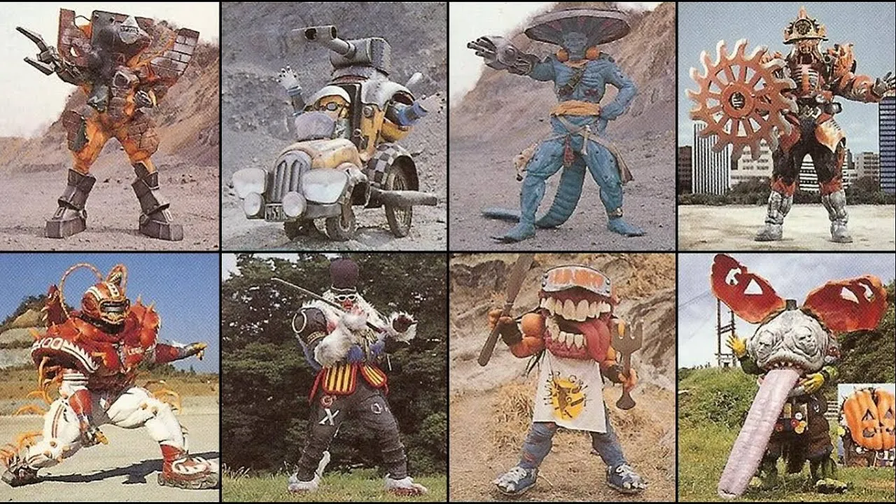 Mighty Morphin Power Rangers Season 3/Alien Rangers Side Monsters