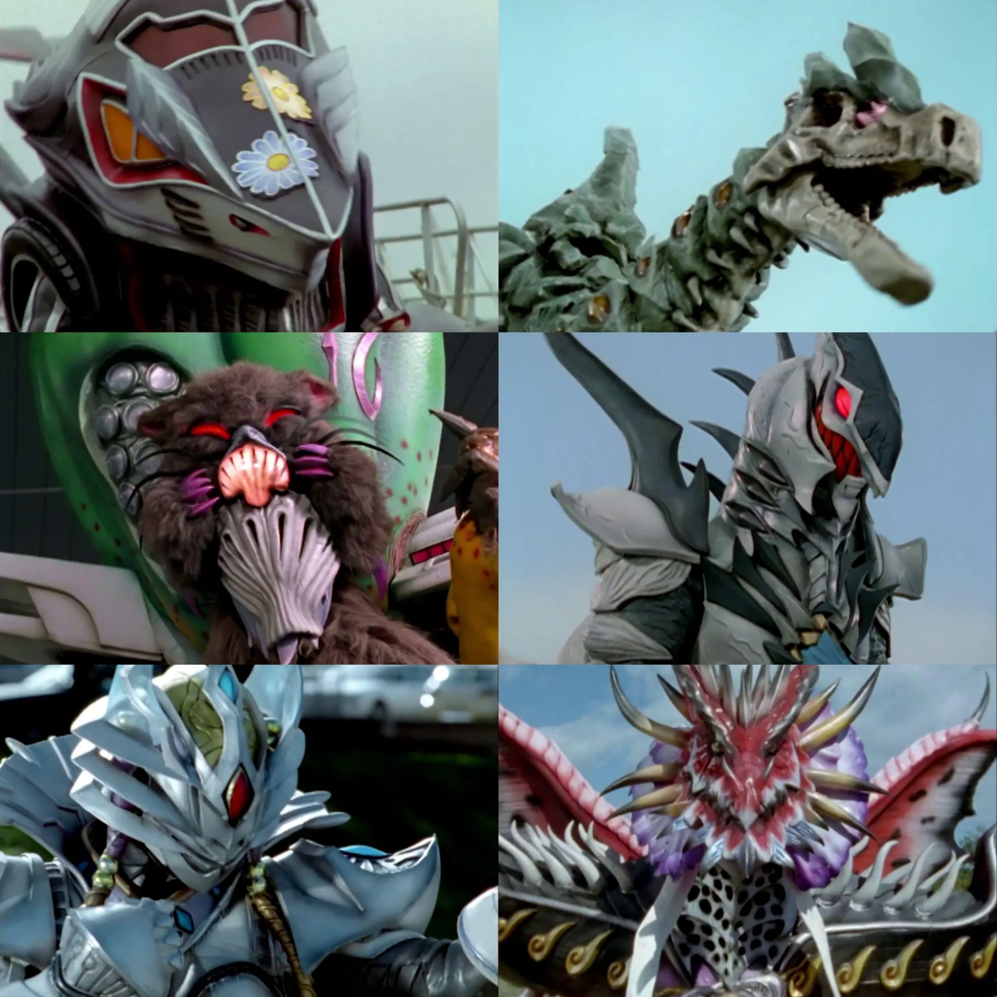 Power Rangers Dino Thunder Side Monsters