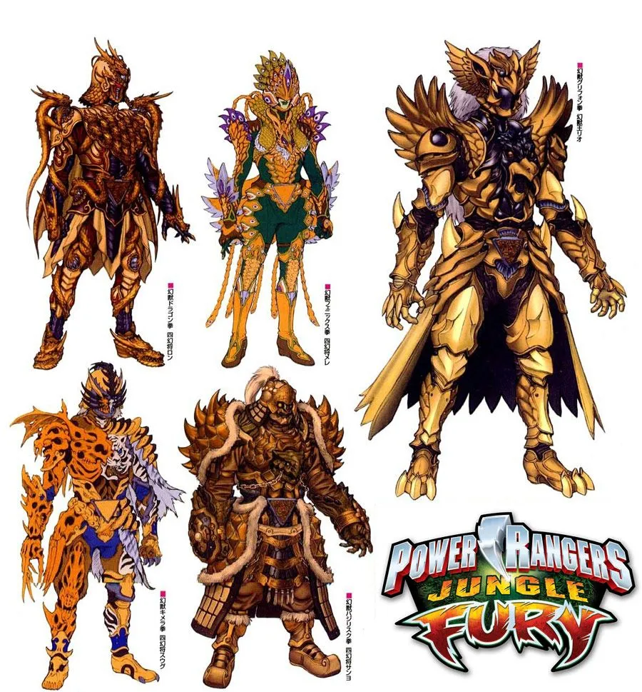 Power Rangers Jungle Fury Side Monsters