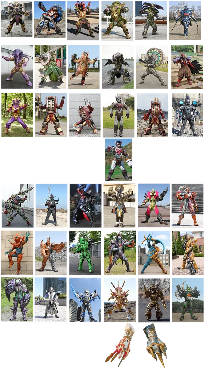 Power Rangers (Super) Megaforce Side Monsters