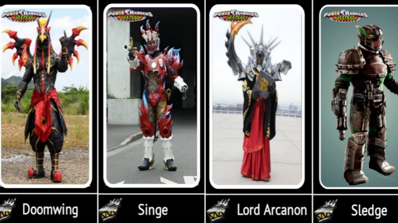 Power Rangers Dino (Super) Charge Side Monsters
