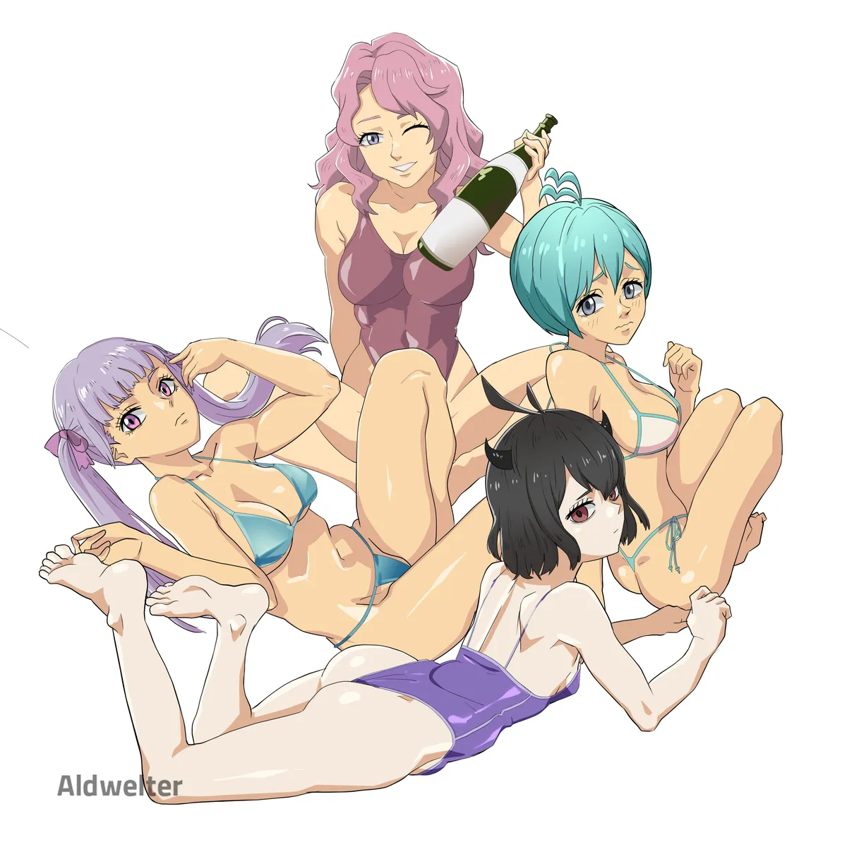 Hottest Black Clover Waifus (SFW)