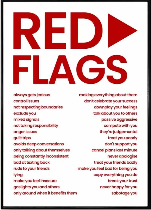 🚩Friendship red flags🚩