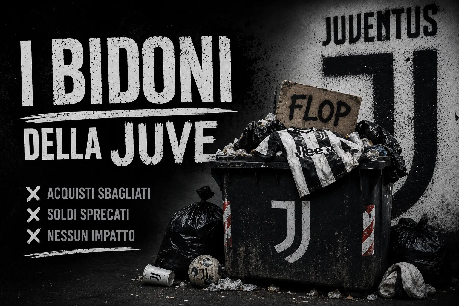 BIDONI DELLA JUVENTUS