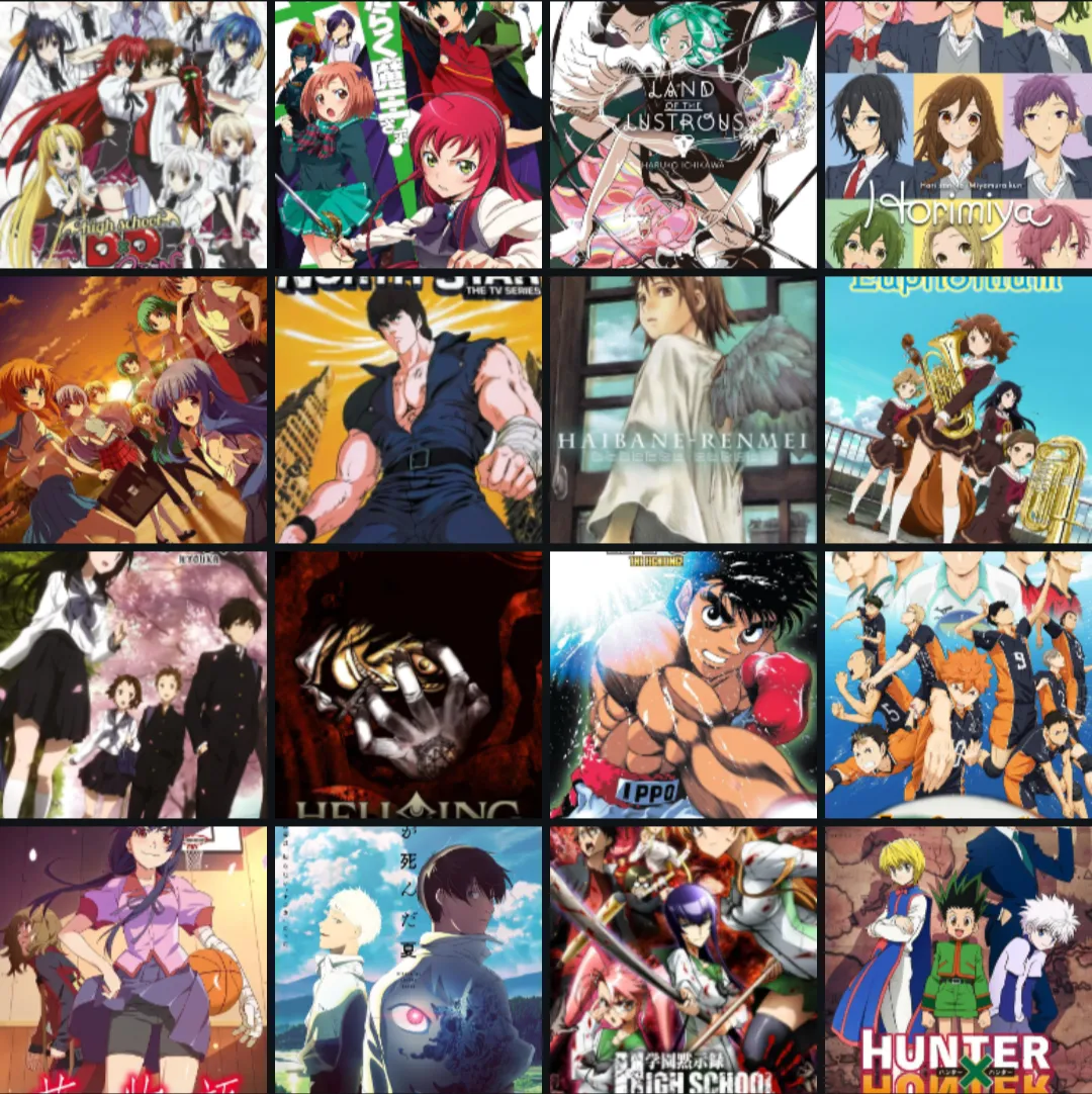 Melhor Anime com a Letra "H"