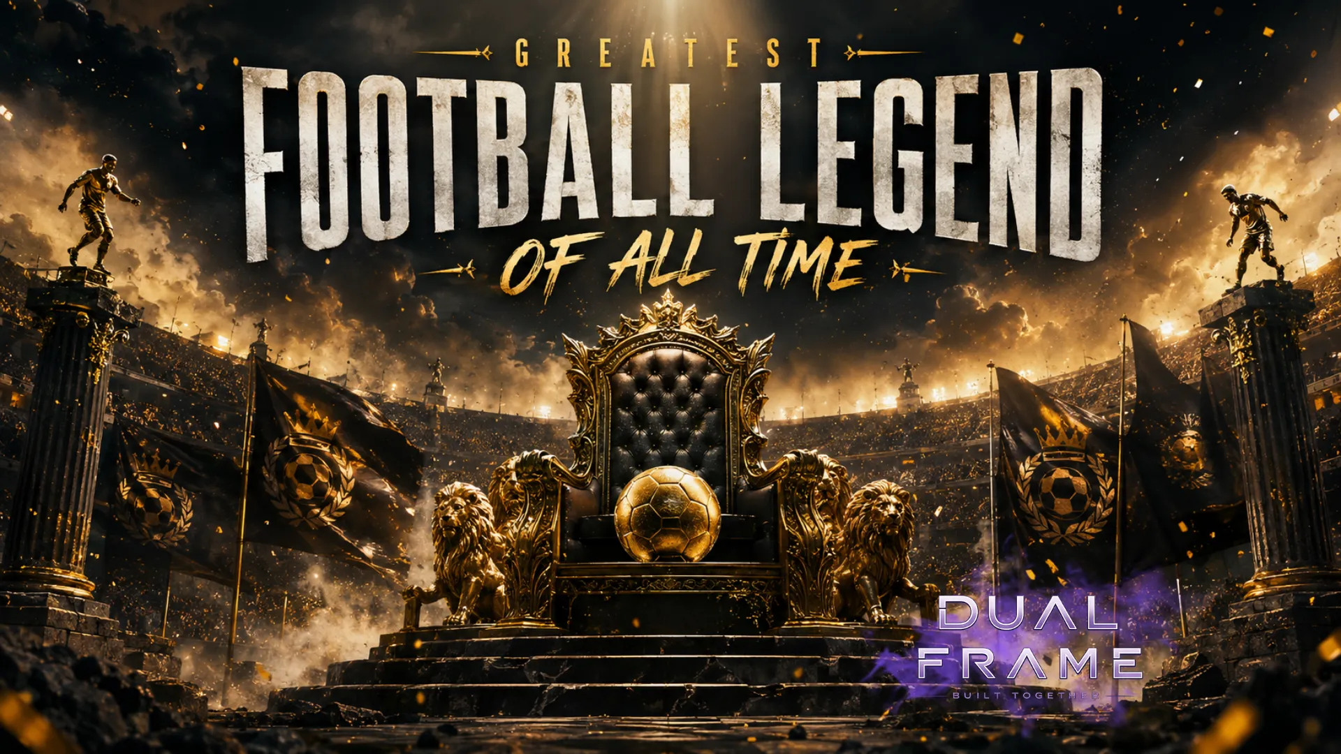 Greatest Football Legend Of All Time • Dual Frame