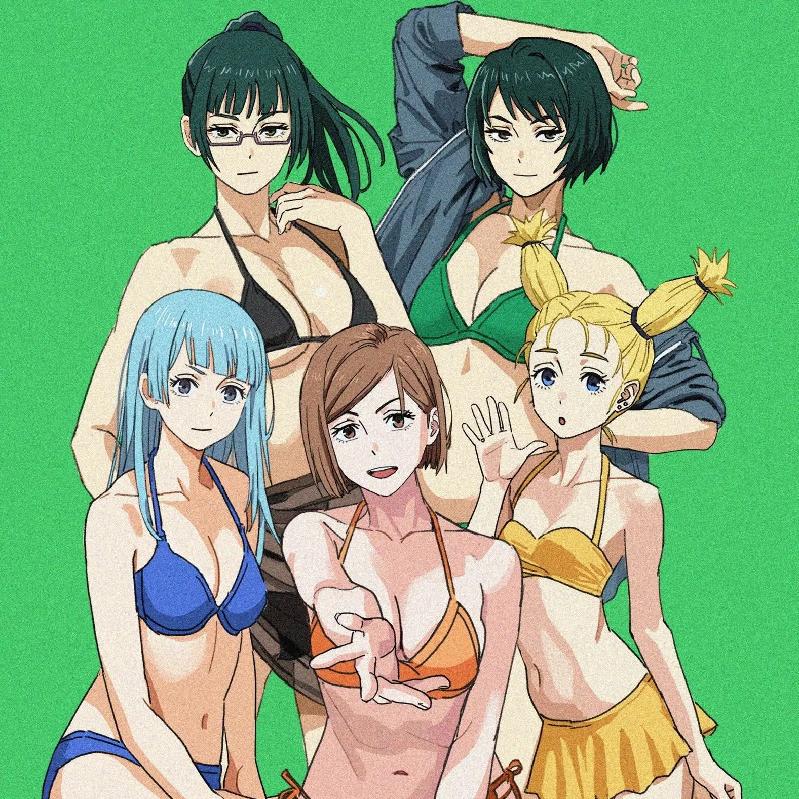 Hottest Jujutsu Kaisen Waifus (SFW)