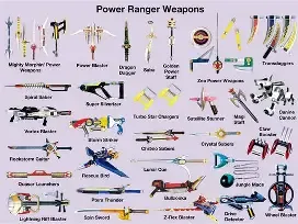 Power Rangers Sidearms