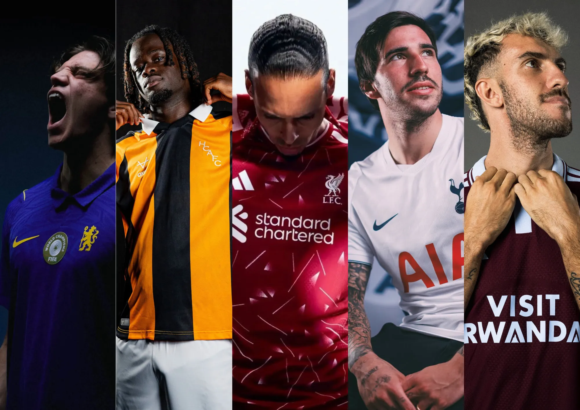 Premier League home jerseys 2026/27 season