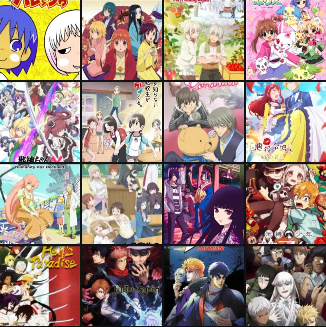 Melhor Anime com a Letra "J"