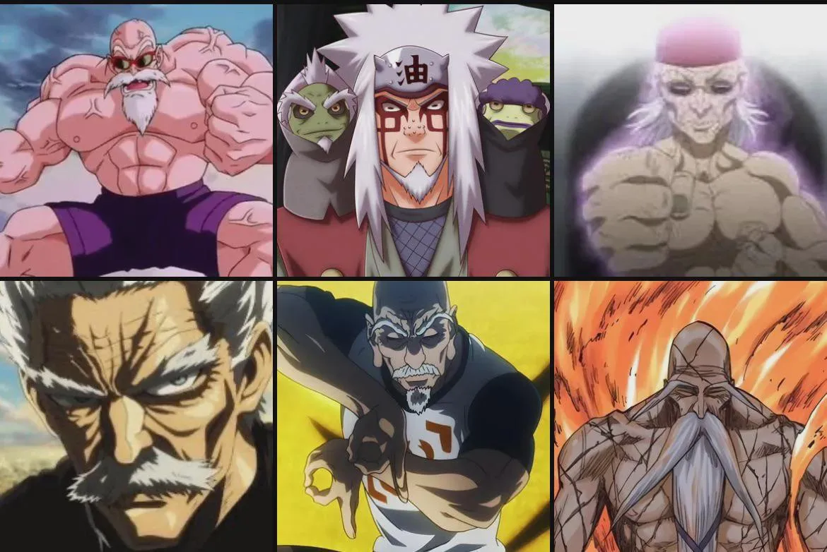 Stronger old Characters in anime 