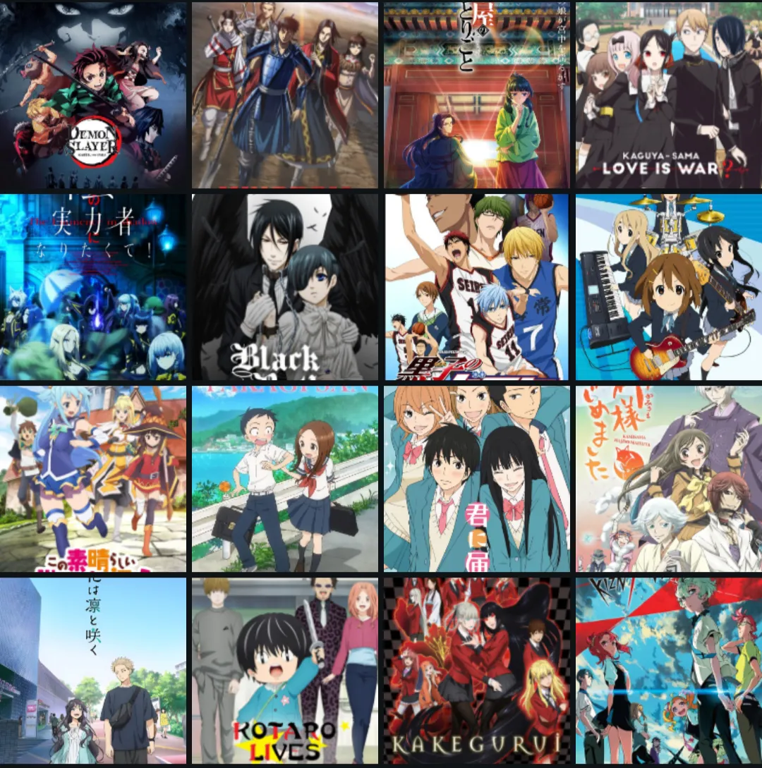 Melhor Anime com a Letra "K"