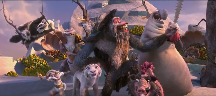 ICE AGE 1-5 VILLAINS