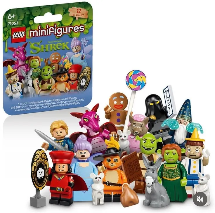 Lego shrek minifigures