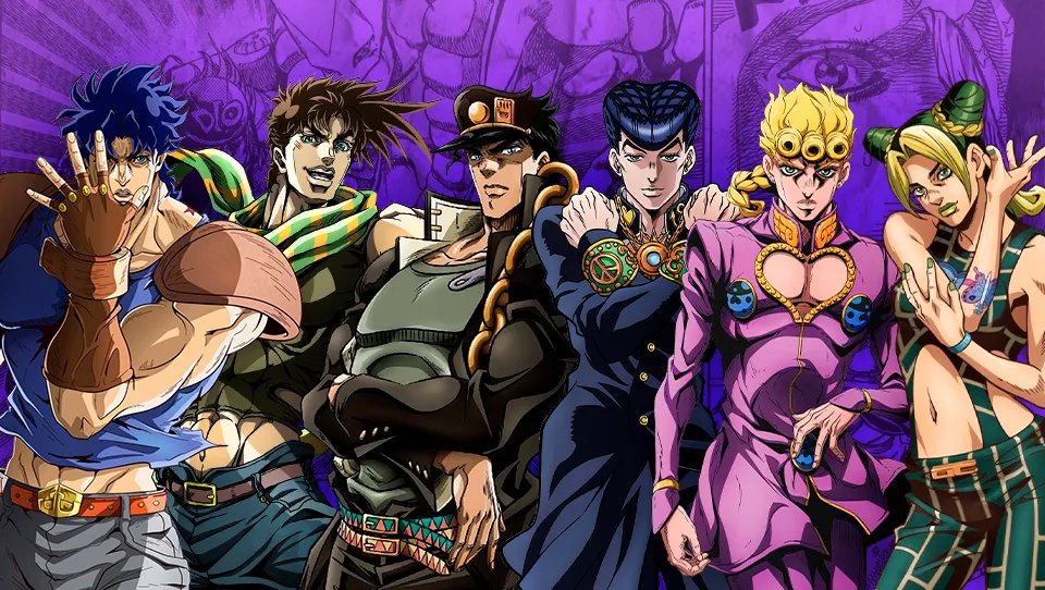 Jojo's characters(only anime)