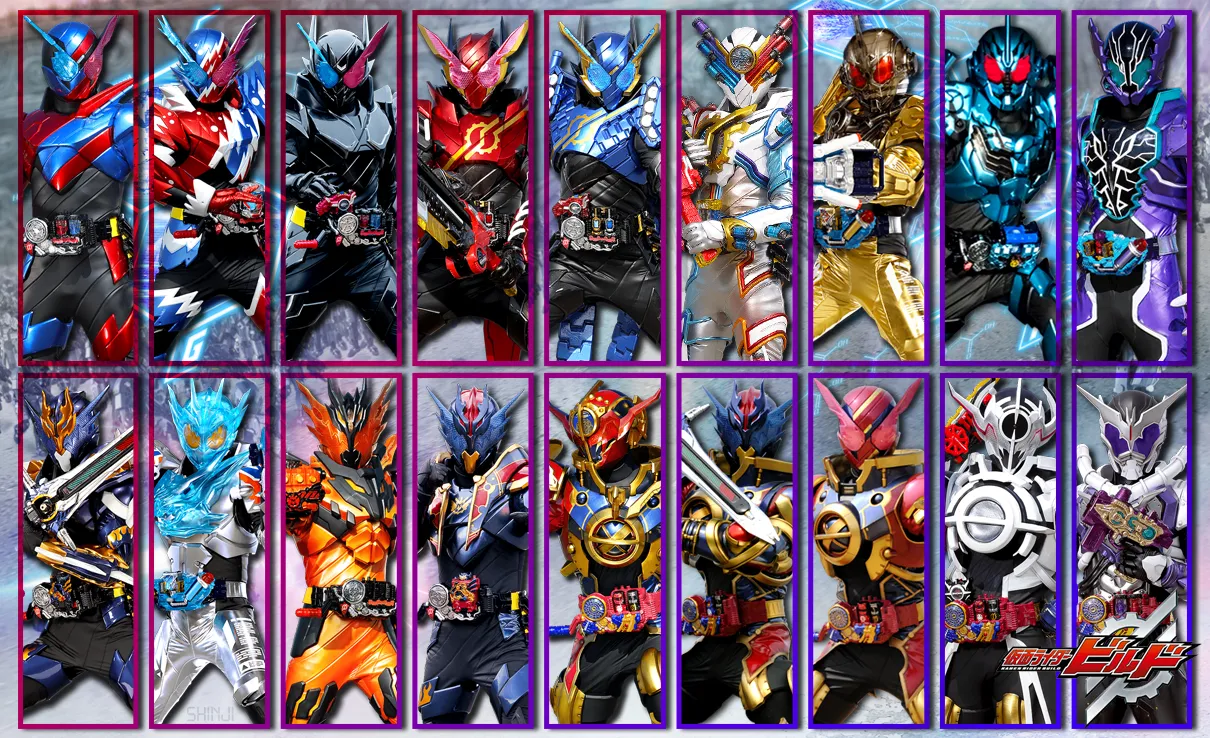 Kamen Rider Build Rider and Form