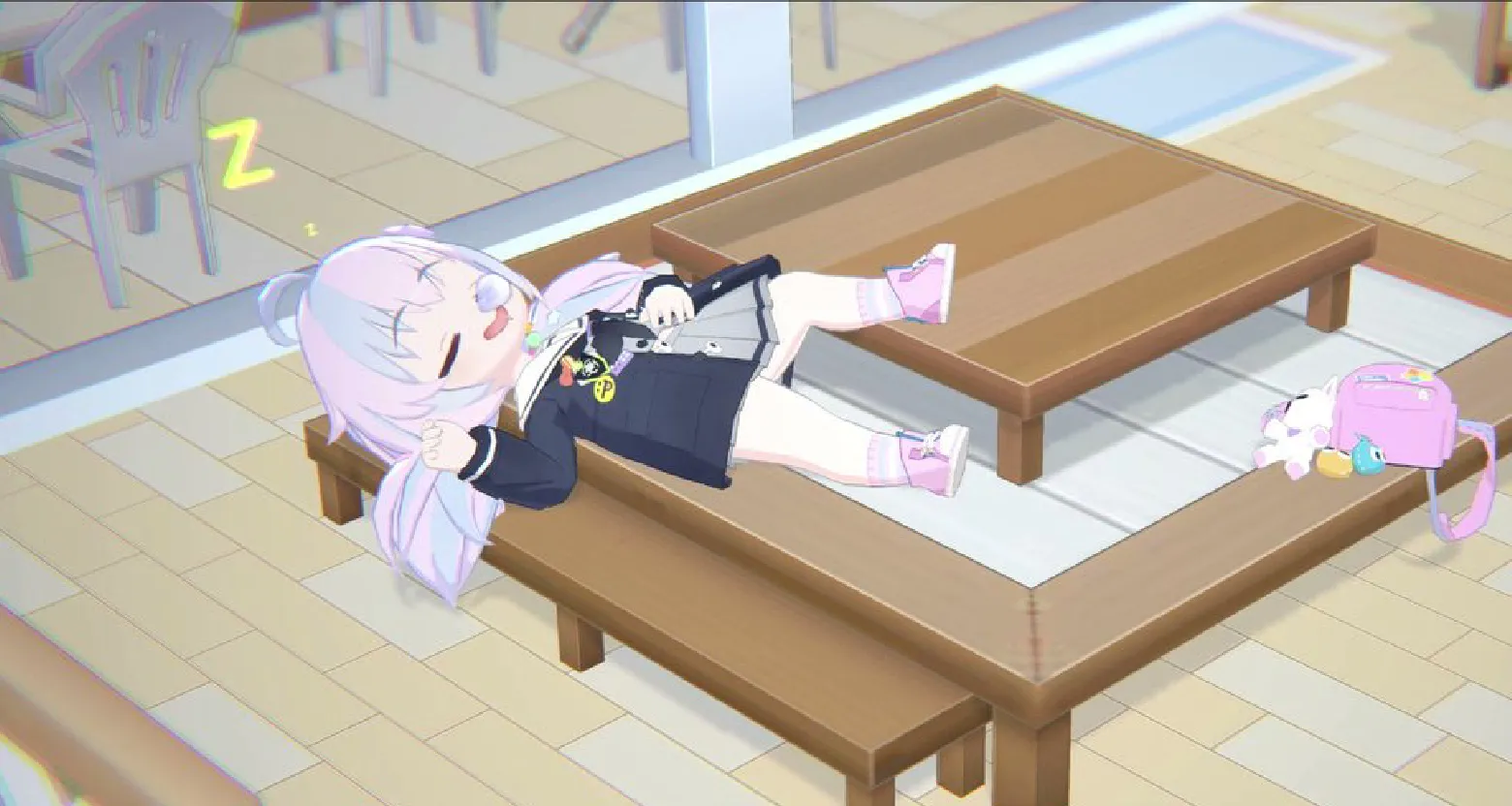 Blue Archive Furniture Interaction