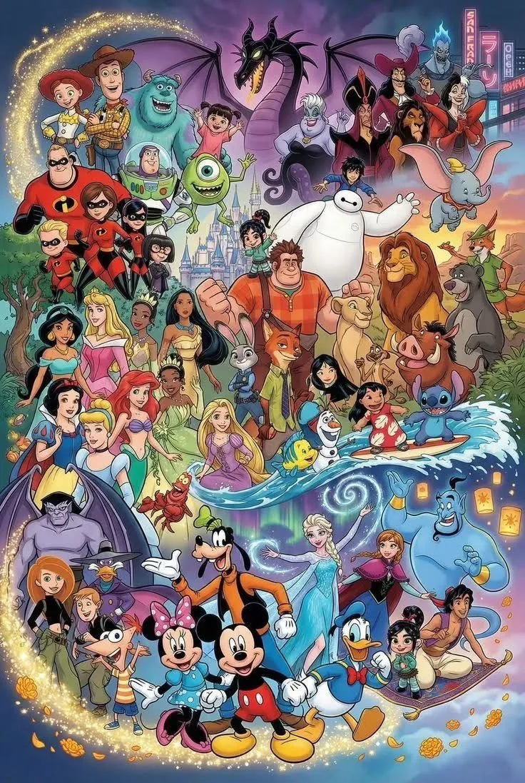 Spalle della disney e non 