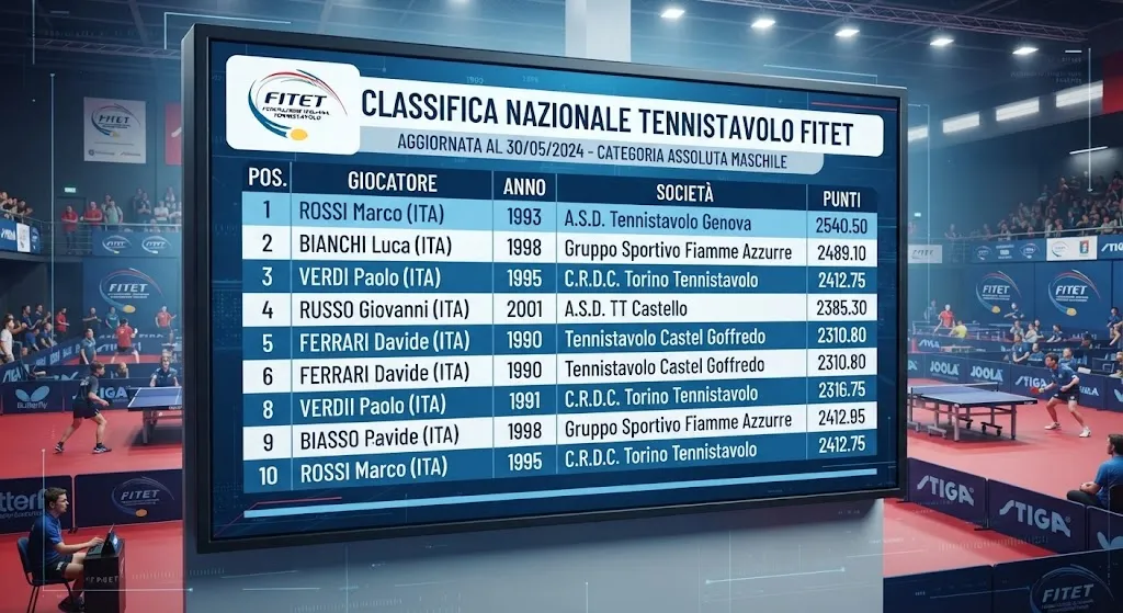 Il Miglior Giocatore FITeT di Sempre?