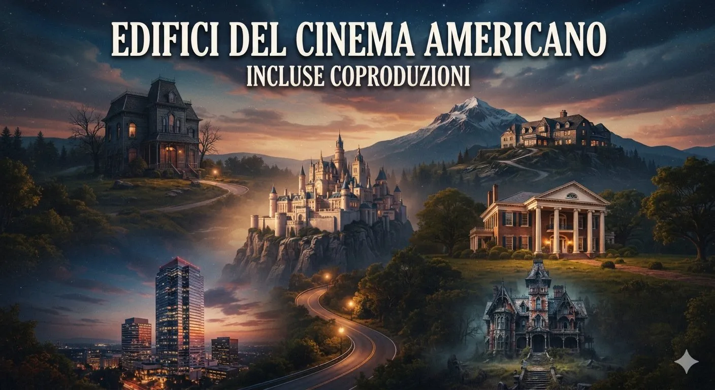 EDIFICI  DEL CINEMA AMERICANO - si coproduzioni