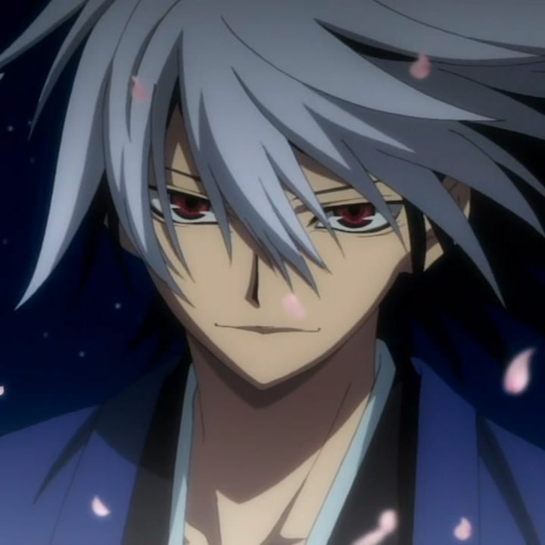White hair male character anime - 2