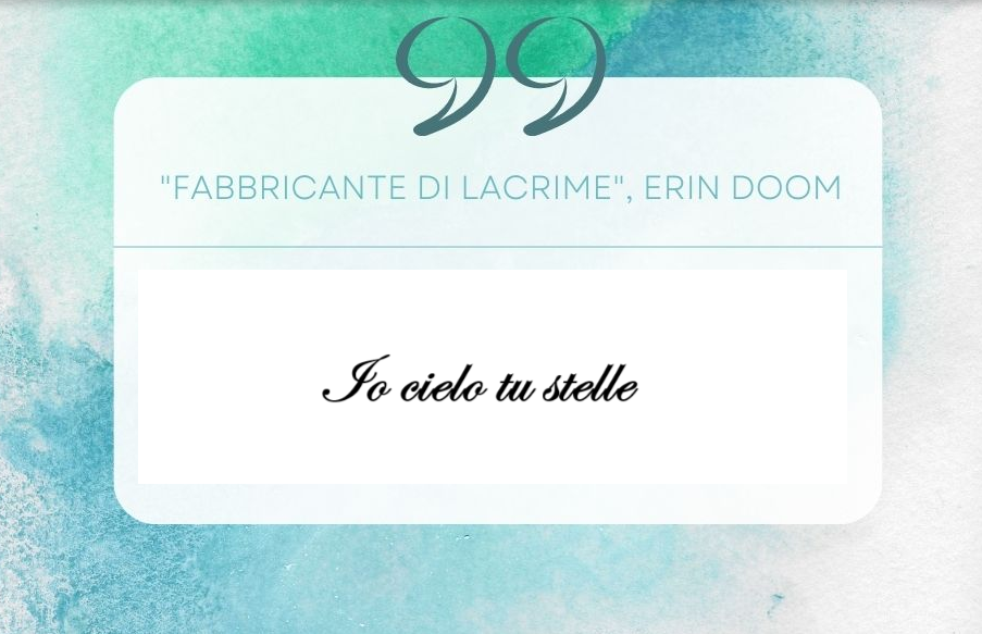 Miglior/peggior frase del fabbricante di lacrime - 1