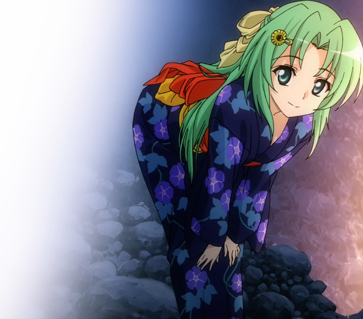 Mejor chica de anime en Yukata - 1