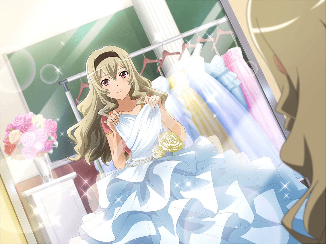 Mejor chica anime en vestido de boda - 2