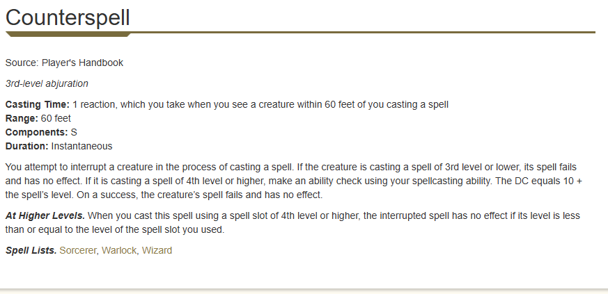 5e third level spells - 1